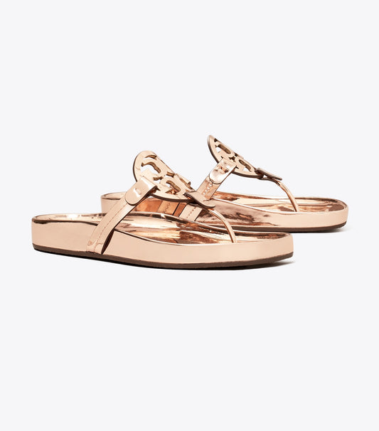 Tory Burch Miller Cloud Sandal - Rose Gold