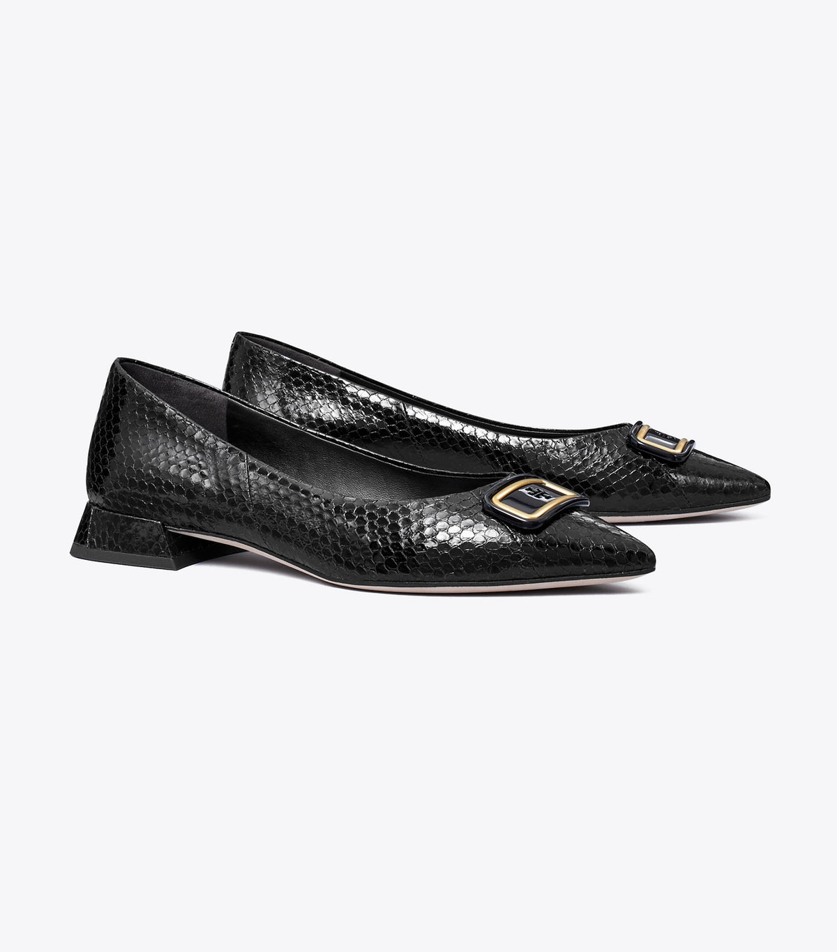 Tory Burch Georgia Pointed Toe Flat - Perfect Black