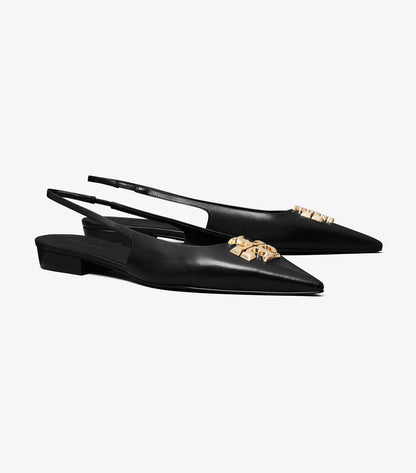 Tory Burch Eleanor Slingback Flat - Perfect Black