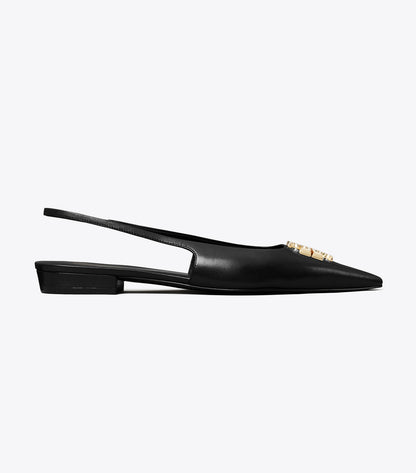 Tory Burch Eleanor Slingback Flat - Perfect Black