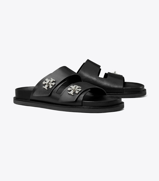Tory Burch Turnlock Sport Slide - Perfect Black