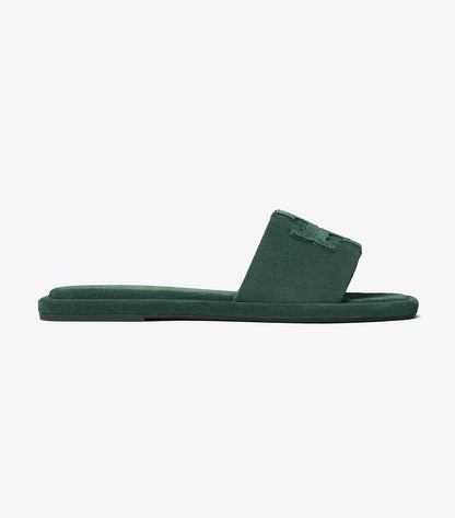 Tory Burch Double T Sport Slide - Warm Teal / Warm Teal