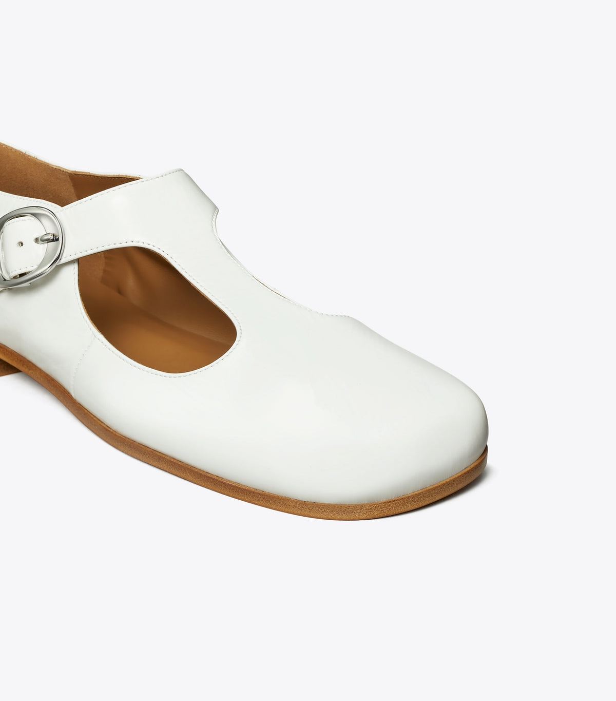Tory Burch Violet T-Strap - White