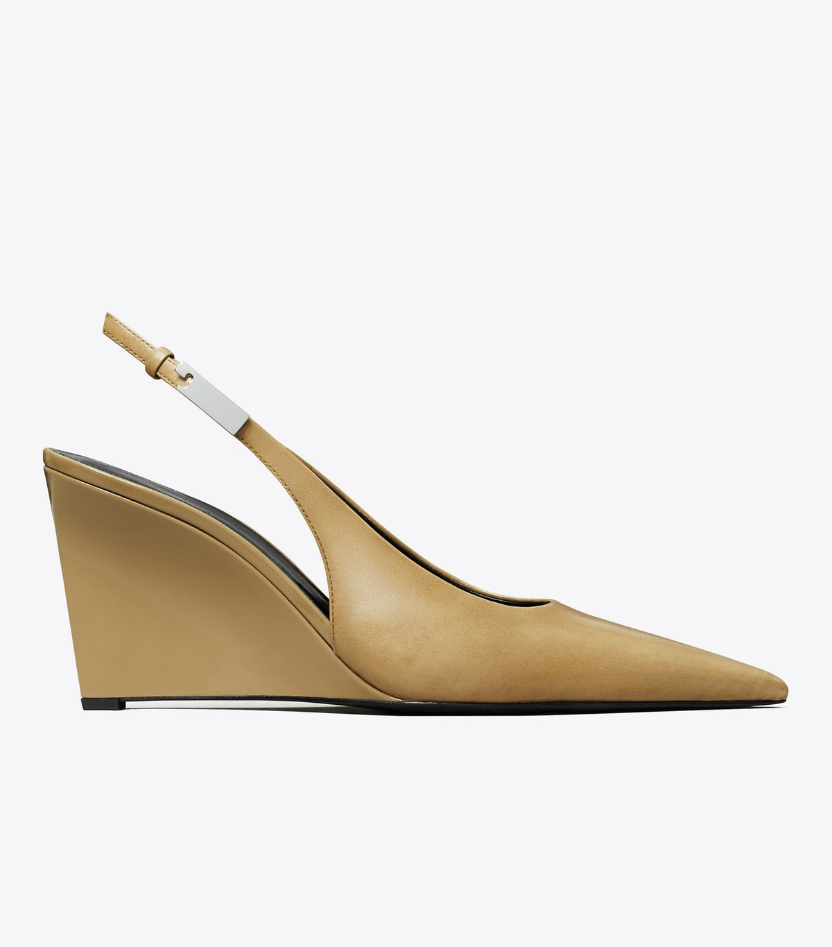Tory Burch Gigi Slingback Wedge - Burnt Honey