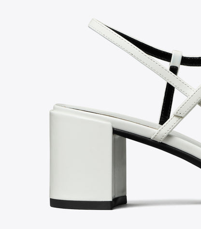 Tory Burch Gigi Heeled Sandal - White