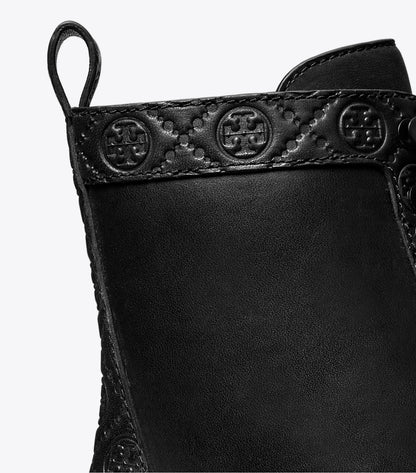 Tory Burch T Monogram Lug Boot - Perfect Black