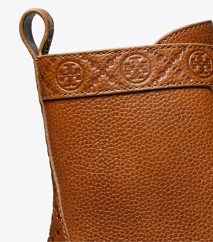 Tory Burch T Monogram Lug Boot - Toasted Caramel