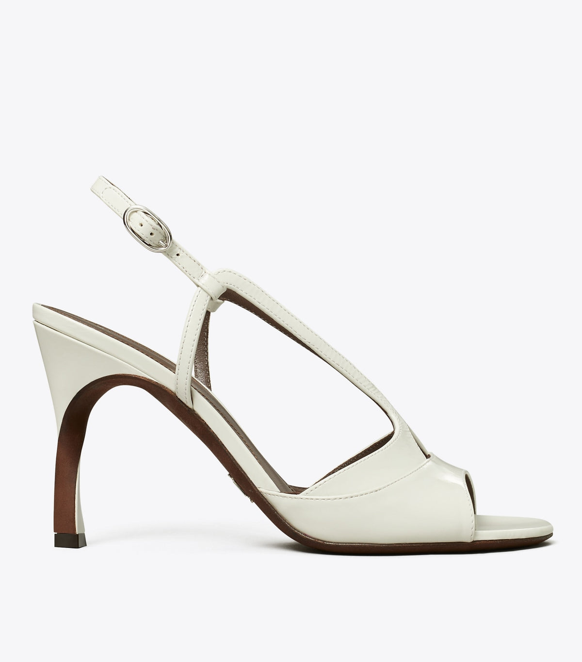 Tory Burch Twisted Heel Sandal - Marshmallow