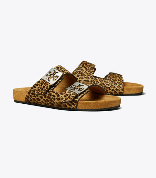 Tory Burch Mellow Sandal - Leopard Multi / Light Teak