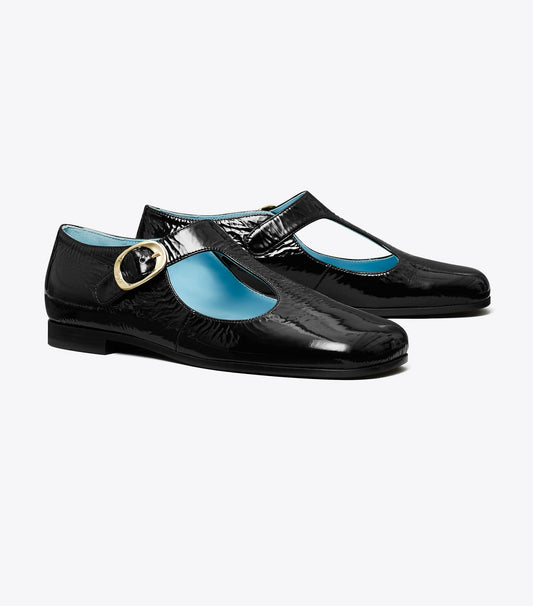Tory Burch Violet T-Strap - Nero