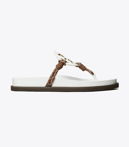 Tory Burch Miller Cloud Rope Sandal - Cloud / Cocoa Multi