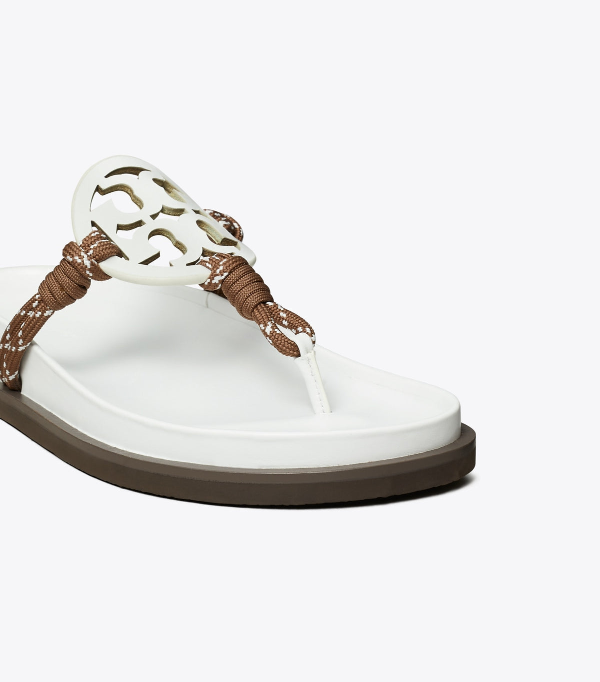 Tory Burch Miller Cloud Rope Sandal - Cloud / Cocoa Multi