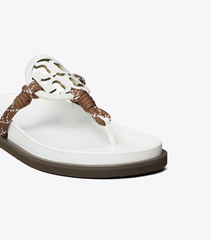 Tory Burch Miller Cloud Rope Sandal - Cloud / Cocoa Multi