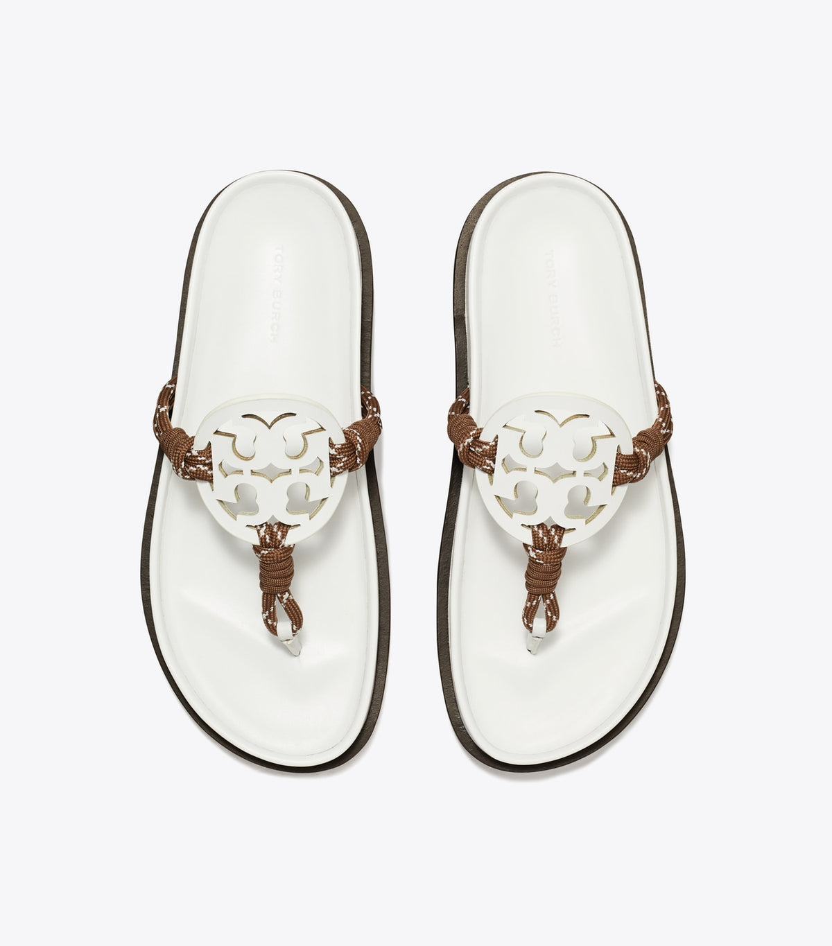 Tory Burch Miller Cloud Rope Sandal - Cloud / Cocoa Multi