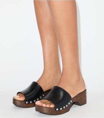 Tory Burch Sandal Clog - Black