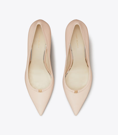 Tory Burch Double T Buckle Pump - Soft Pink / Soft Pink