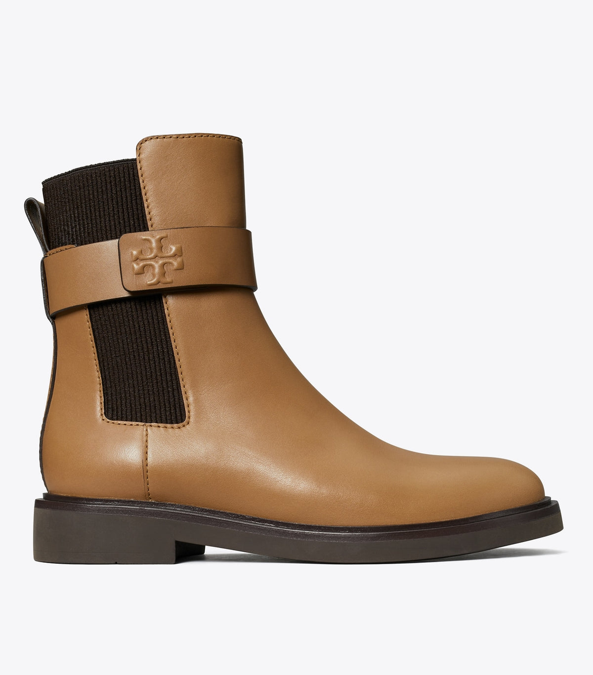 Tory Burch Double T Chelsea Boot - Almond Flour / Coco
