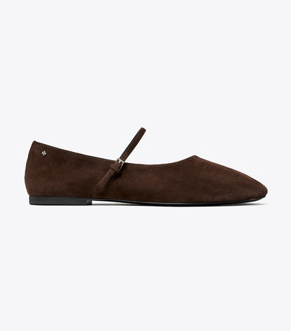 Tory Burch Mary Jane Ballet - Dark Cocoa