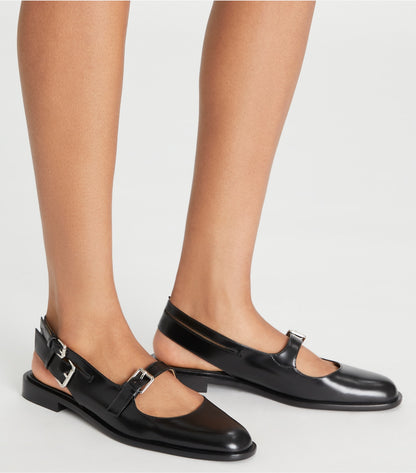 Tory Burch Multi-Buckle Mary Jane - Perfect Black
