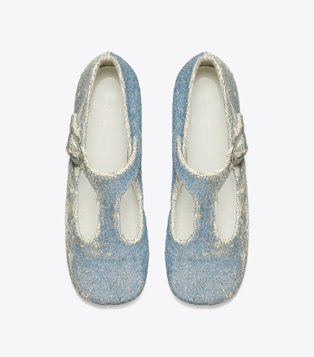Tory Burch Violet T-Strap - Denim