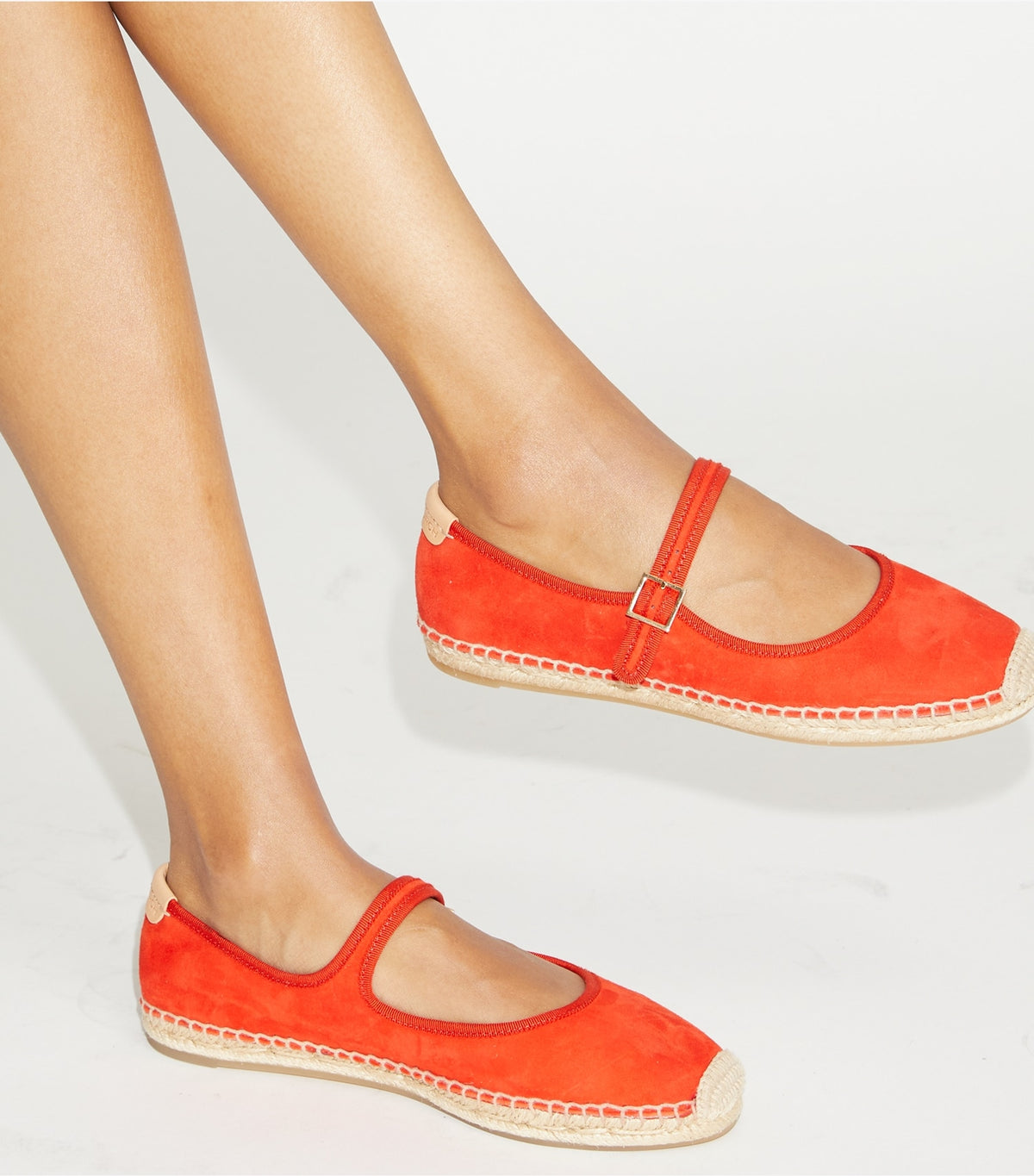 Tory Burch Mary Jane Espadrille - Blazing Red / Blazing Red / Natural