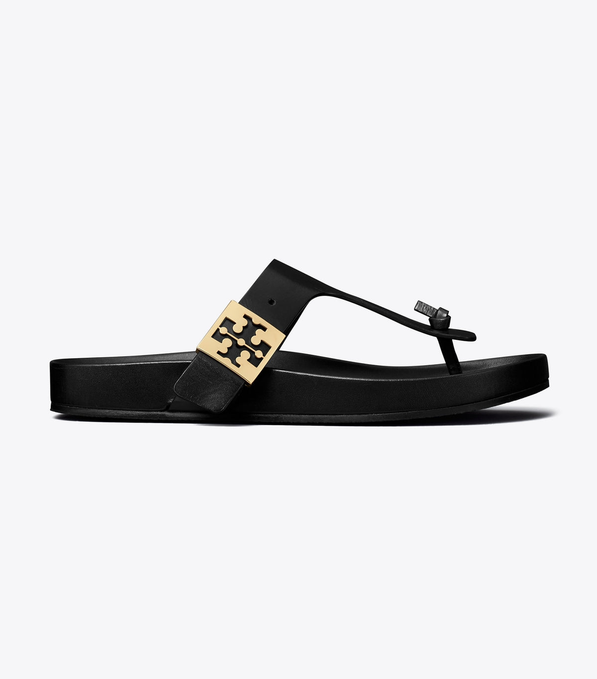 Tory Burch Mellow T-Strap Sandal - Perfect Black / Perfect Black