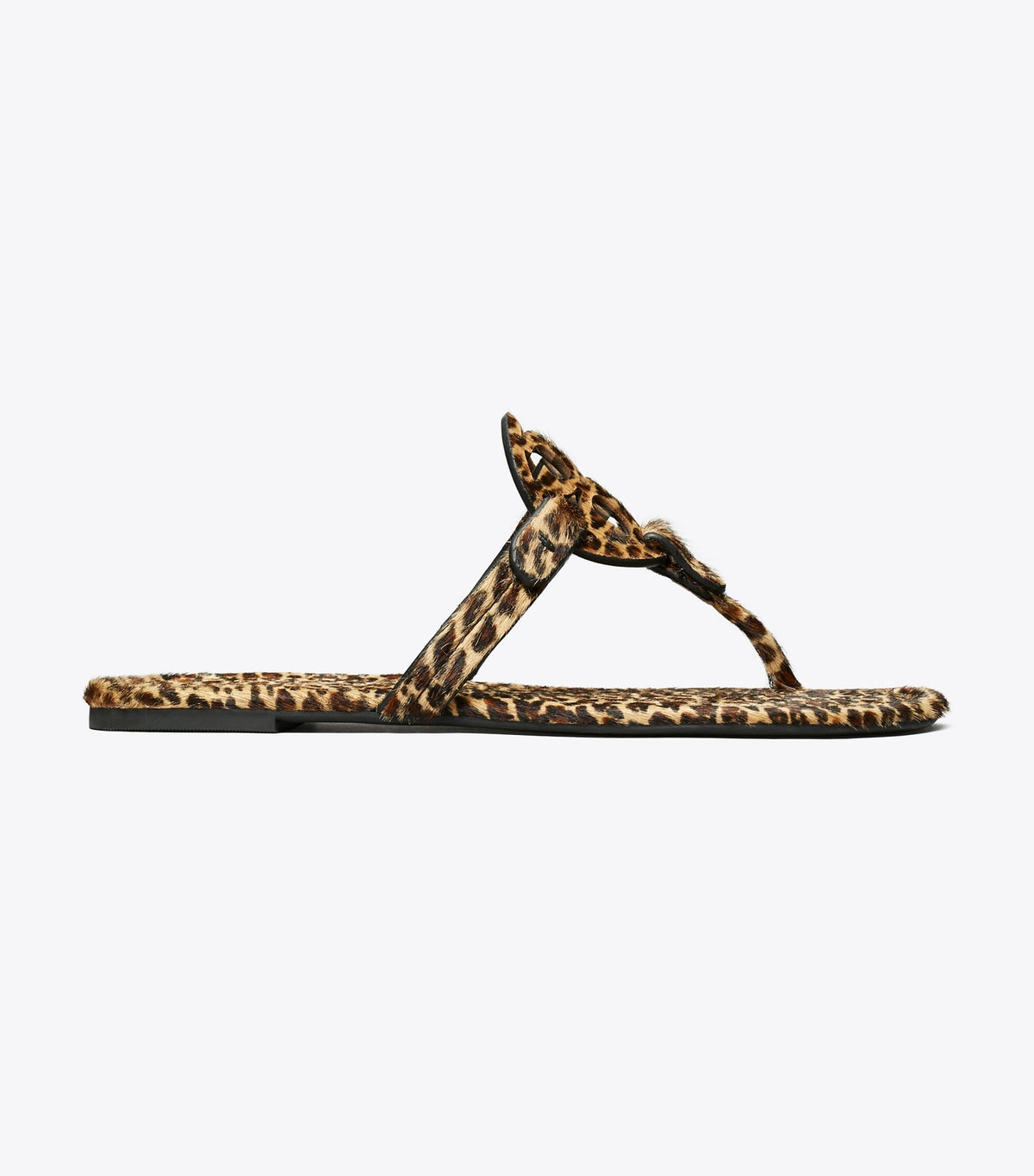 Tory Burch Miller Printed Calf Hair Sandal - Leopard Multi