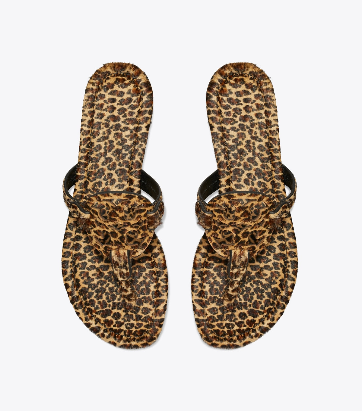 Tory Burch Miller Printed Calf Hair Sandal - Leopard Multi