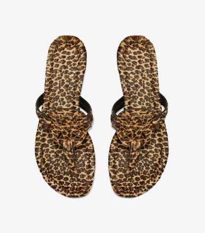 Tory Burch Miller Printed Calf Hair Sandal - Leopard Multi