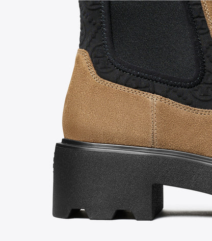 Tory Burch T Monogram Chelsea Lug Boot - River Rock