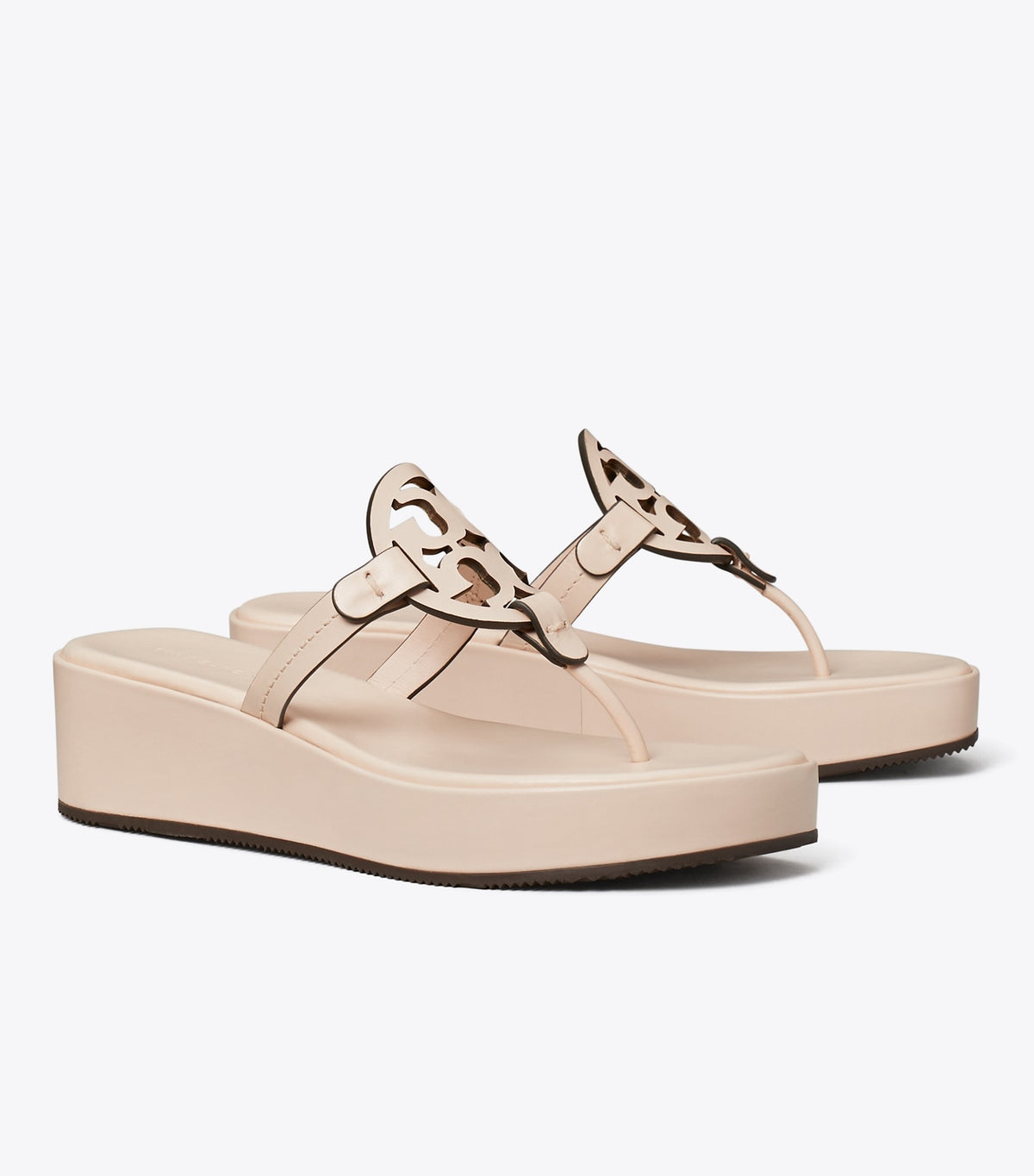 Tory Burch Miller Wedge Sandal - Soft Pink