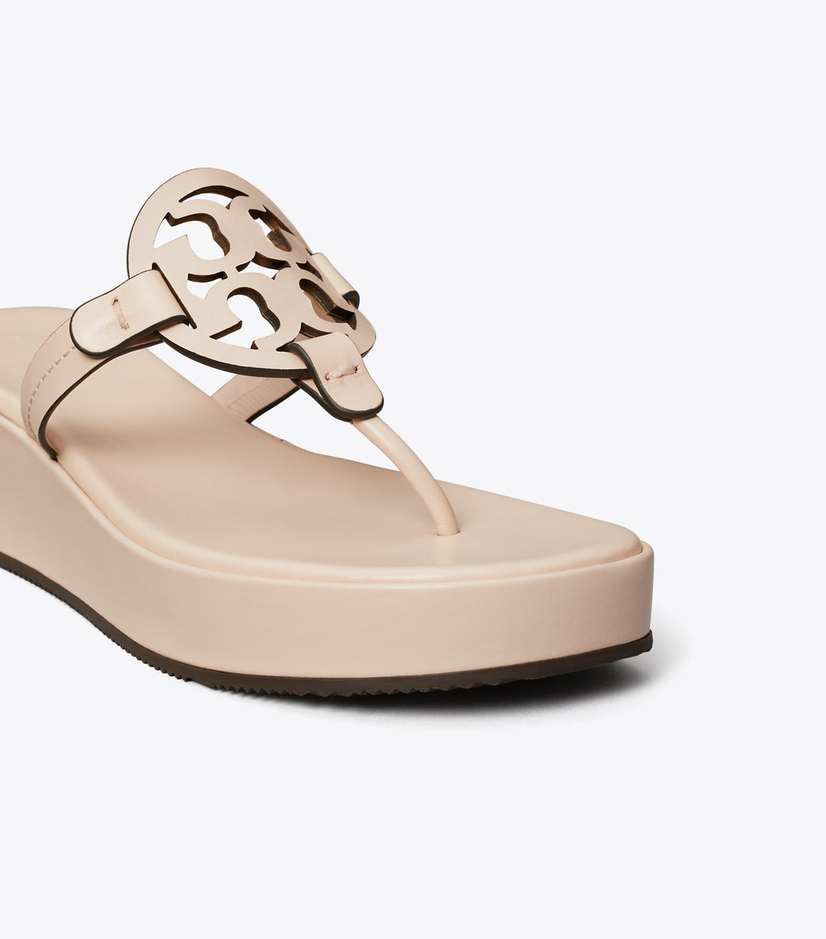 Tory Burch Miller Wedge Sandal - Soft Pink