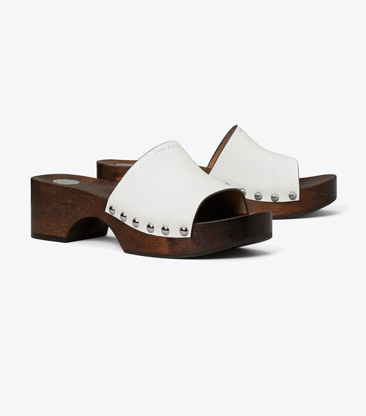 Tory Burch Sandal Clog - White
