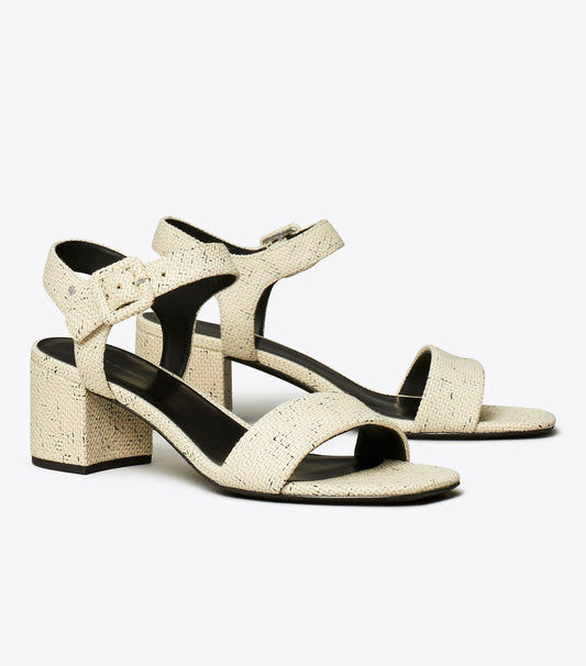 Tory Burch Double T City Sandal - Grain