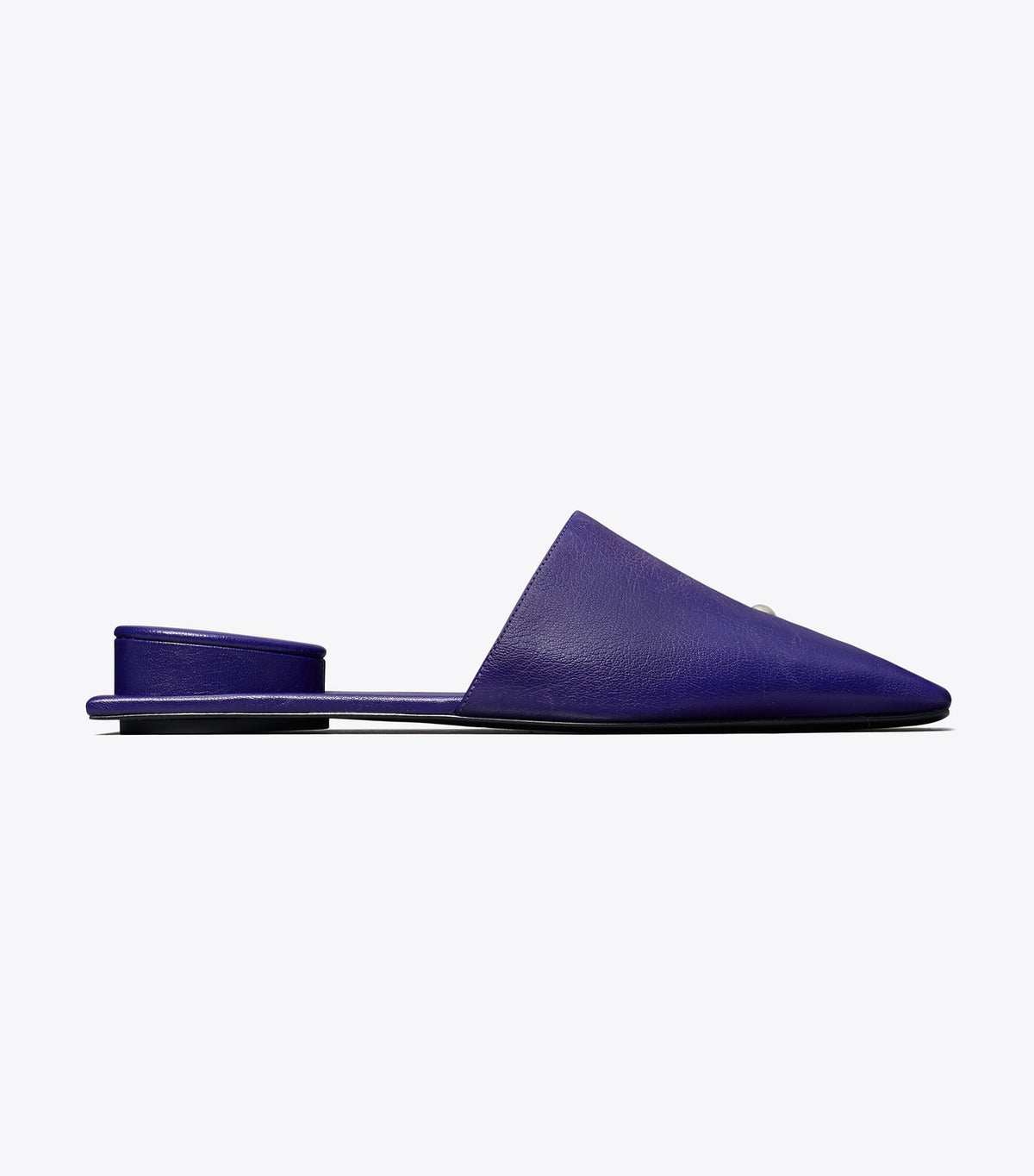 Tory Burch Pierced Mule - Ballpoint Blue / Silver