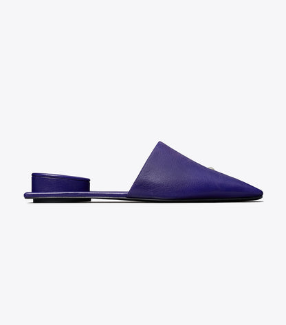 Tory Burch Pierced Mule - Ballpoint Blue / Silver