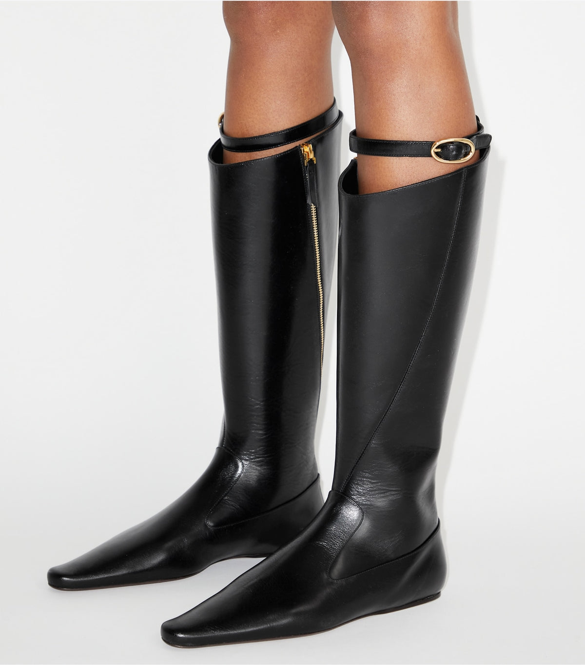 Tory Burch Twisted Riding Boot - Black