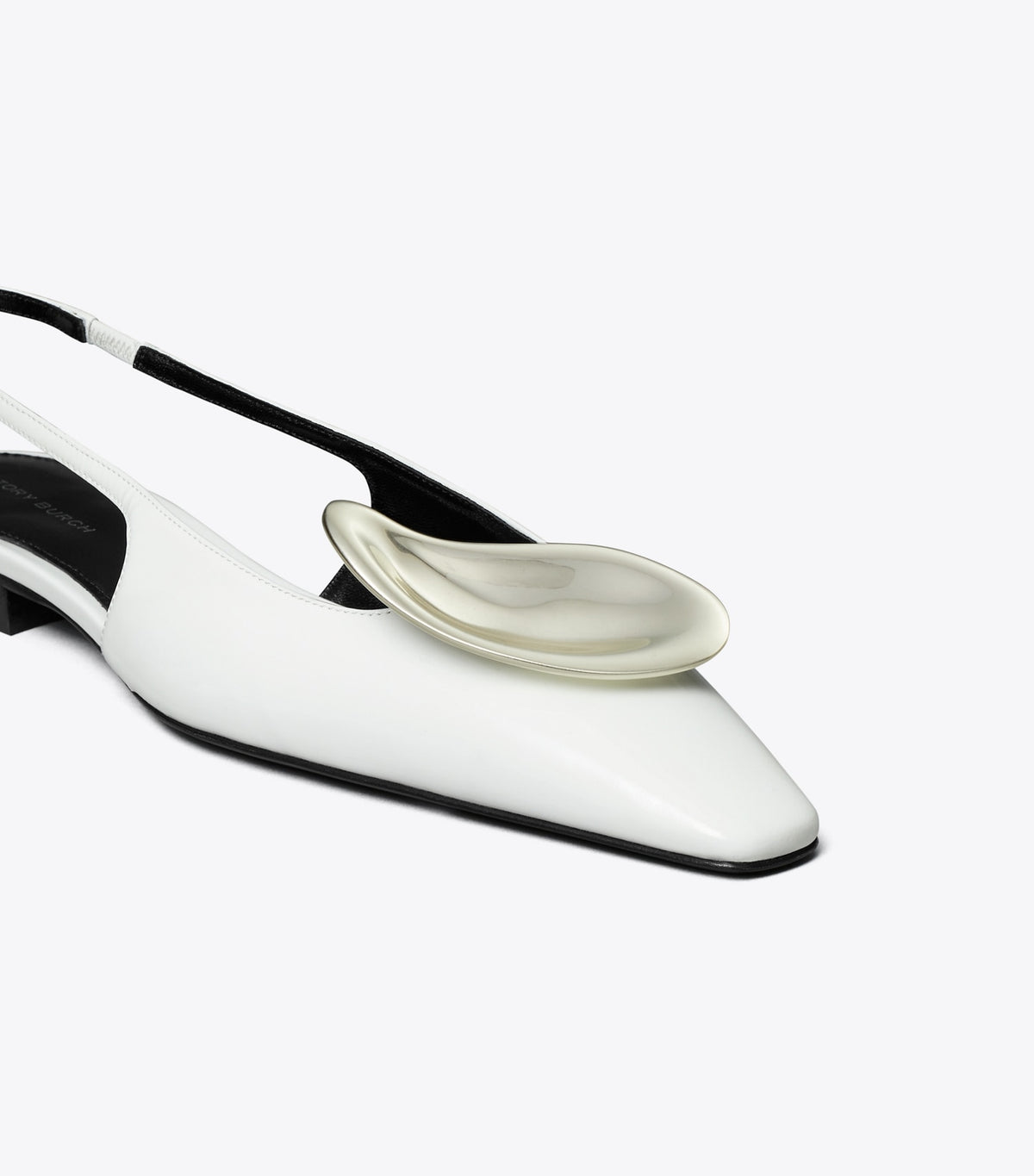 Tory Burch Patos Slingback - Cloud / Silver