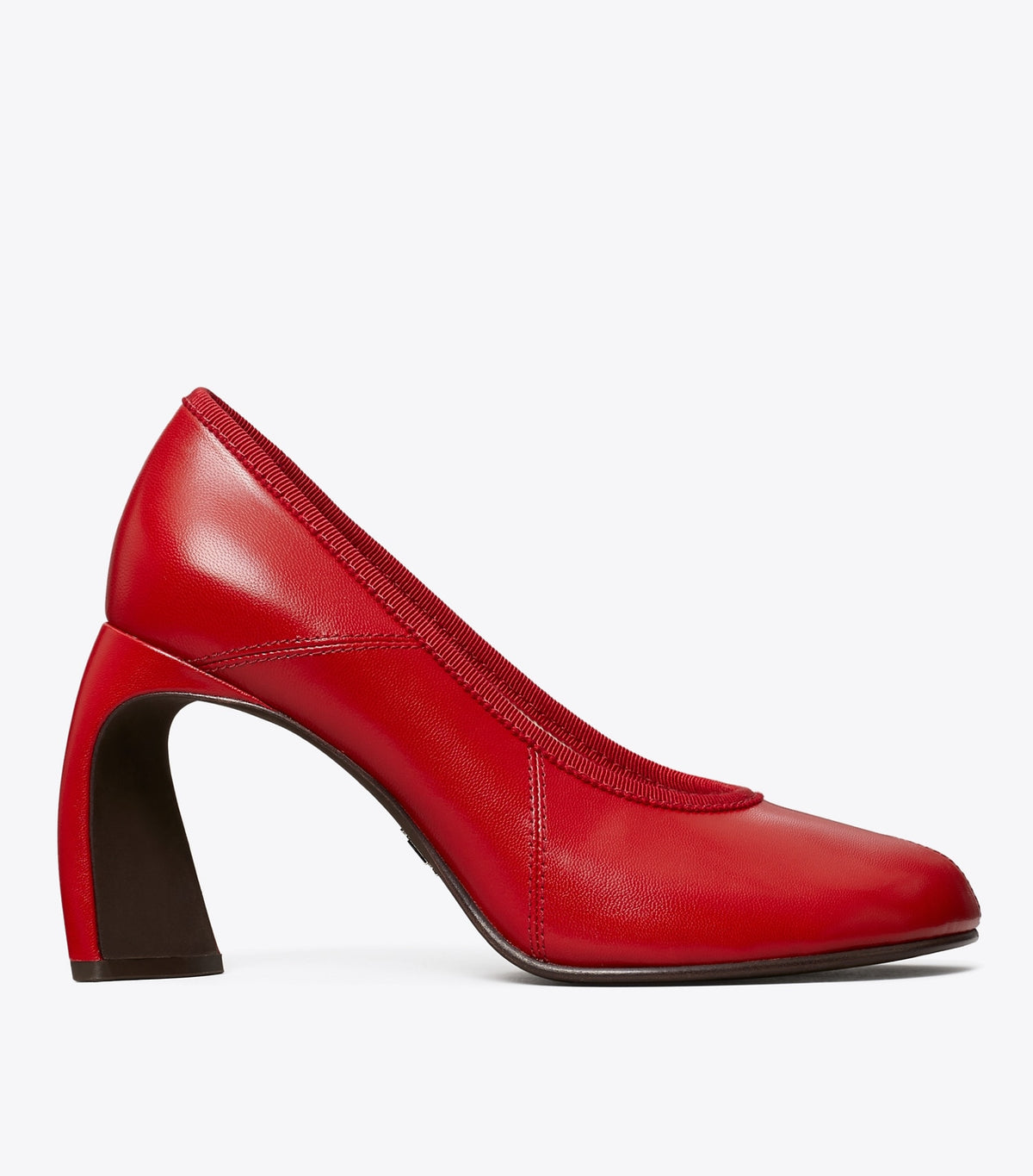 Tory Burch Peep-Toe Pump - Red Sky