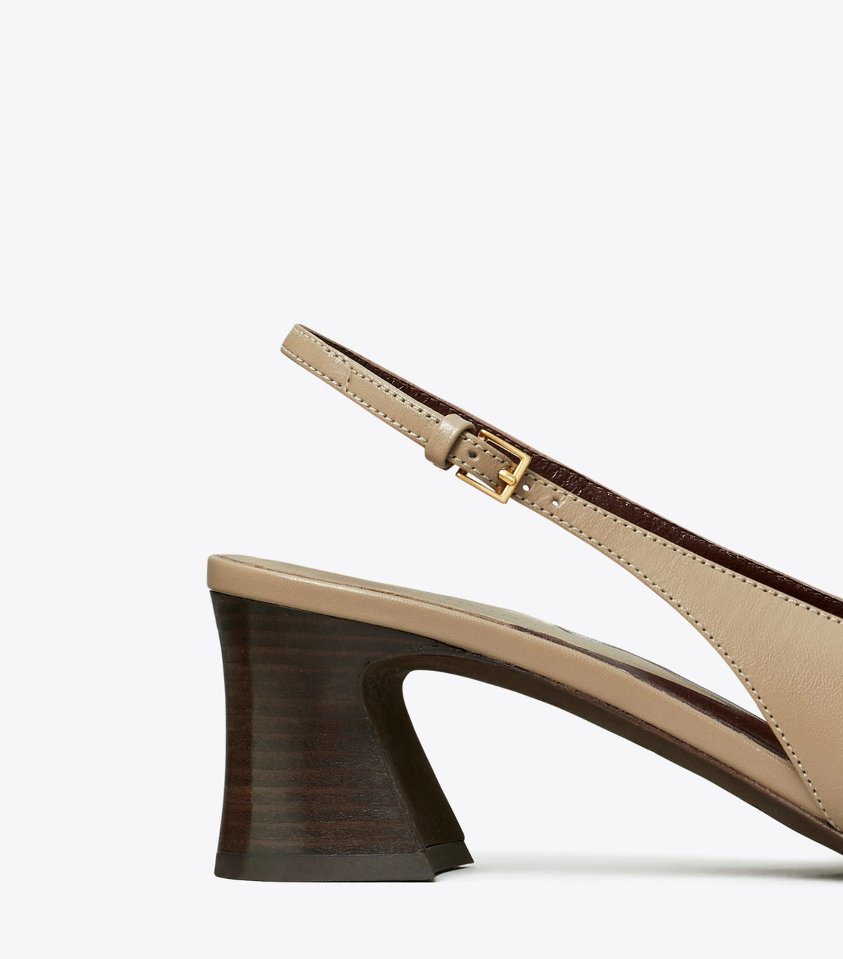 Tory Burch Jessa Heeled Slingback - Ecru