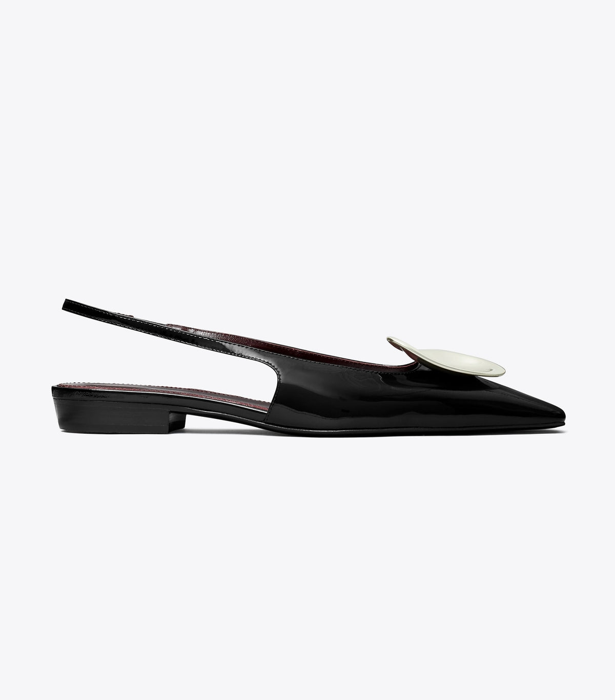 Tory Burch Patos Slingback - Perfect Black / Silver