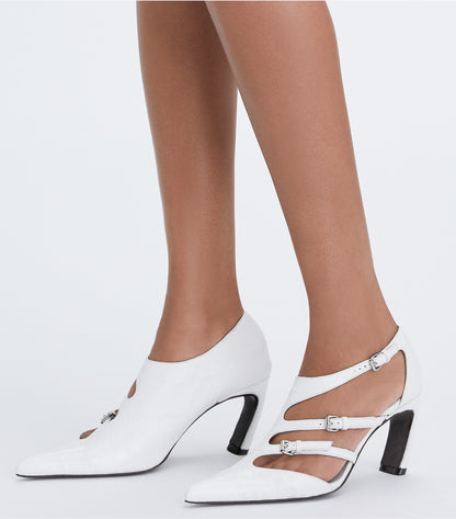 Tory Burch Multi-Buckle Pump - Tinted Blue