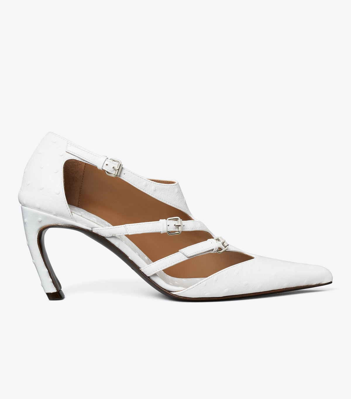 Tory Burch Multi-Buckle Pump - Tinted Blue