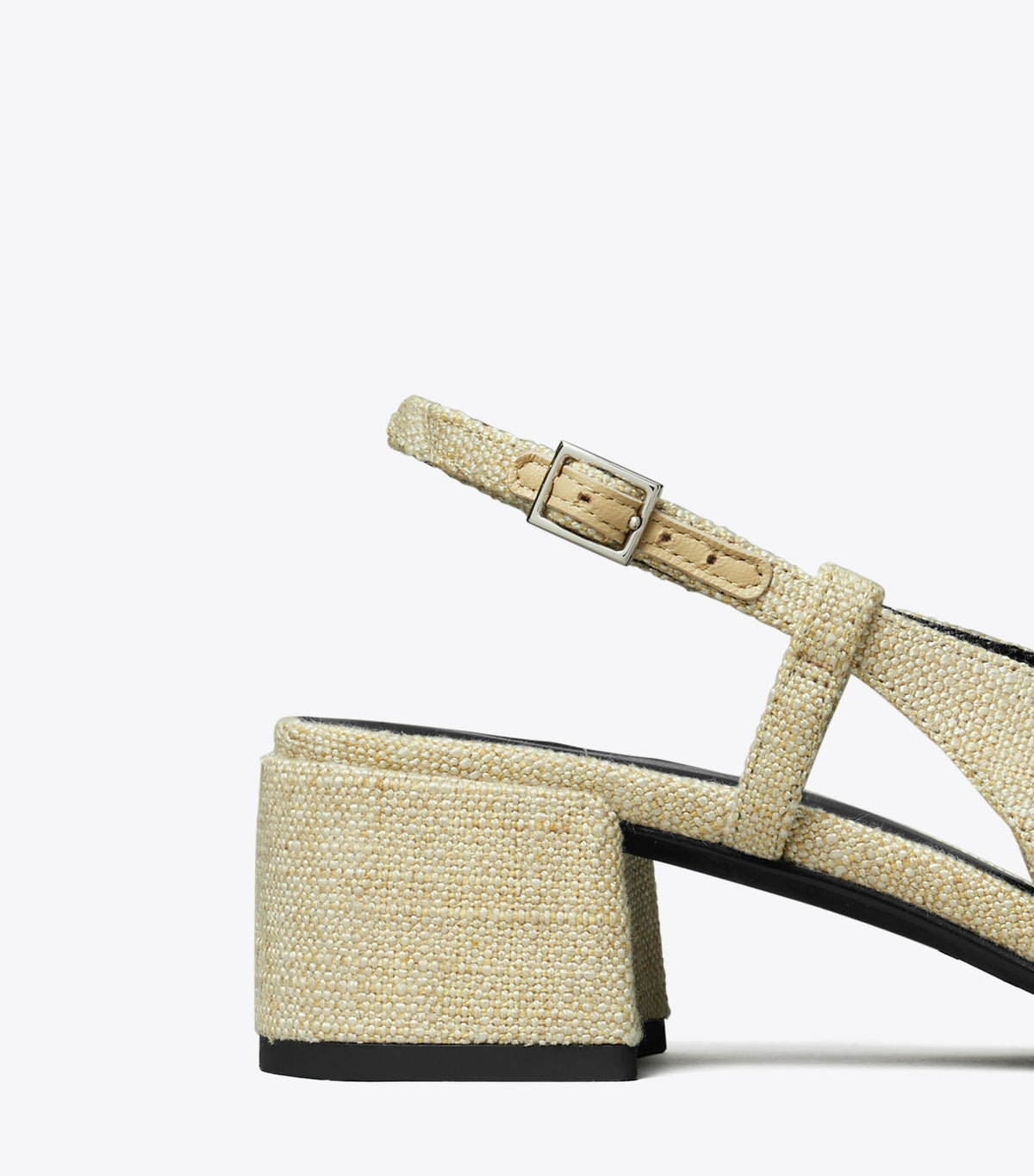Tory Burch Cap-Toe Slingback - Wild Wheat / Perfect Black