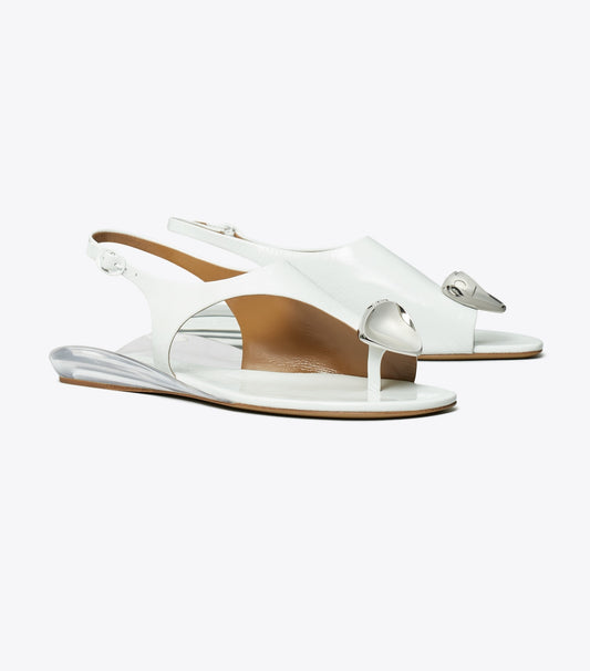 Tory Burch Patos Slingback Sandal - White