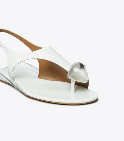 Tory Burch Patos Slingback Sandal - White