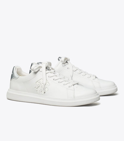 Tory Burch Howell Court Sneaker - Titanium White / Silver