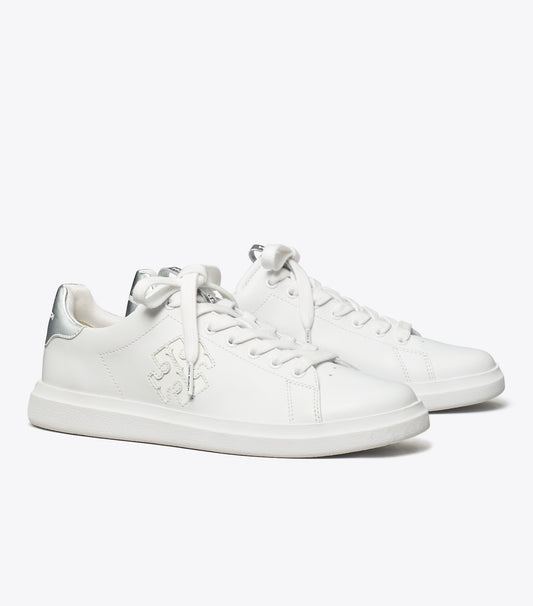 Tory Burch Howell Court Sneaker - Titanium White / Silver