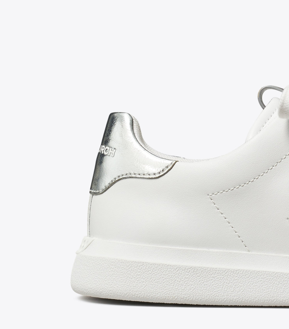 Tory Burch Howell Court Sneaker - Titanium White / Silver
