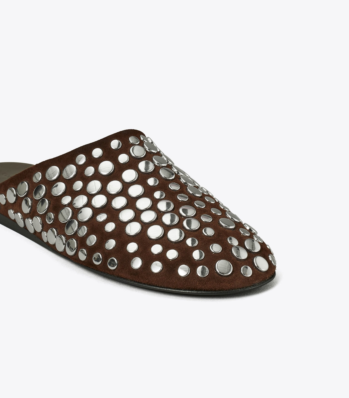 Tory Burch Studded Mule - Dark Cocoa